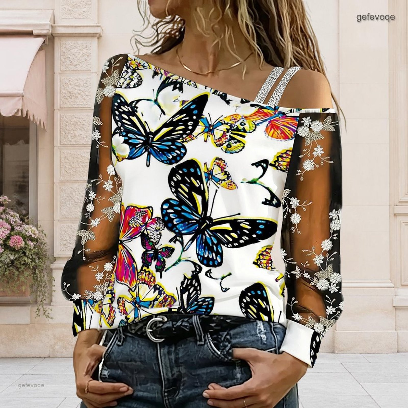 Blouse Off Shoulder - Blusa Feminina Ombro a Ombro Assimétrica