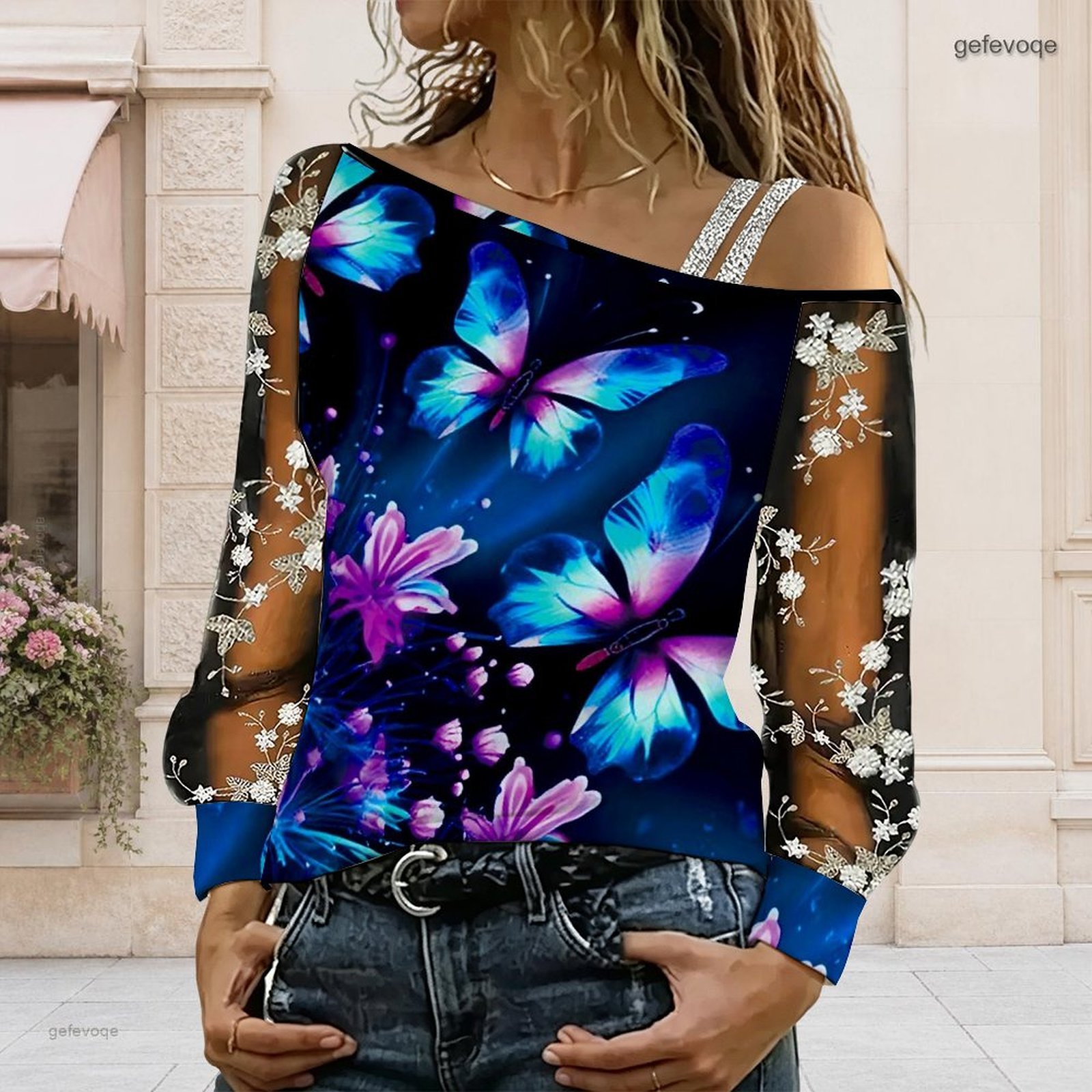 Blouse Off Shoulder - Blusa Feminina Ombro a Ombro Assimétrica
