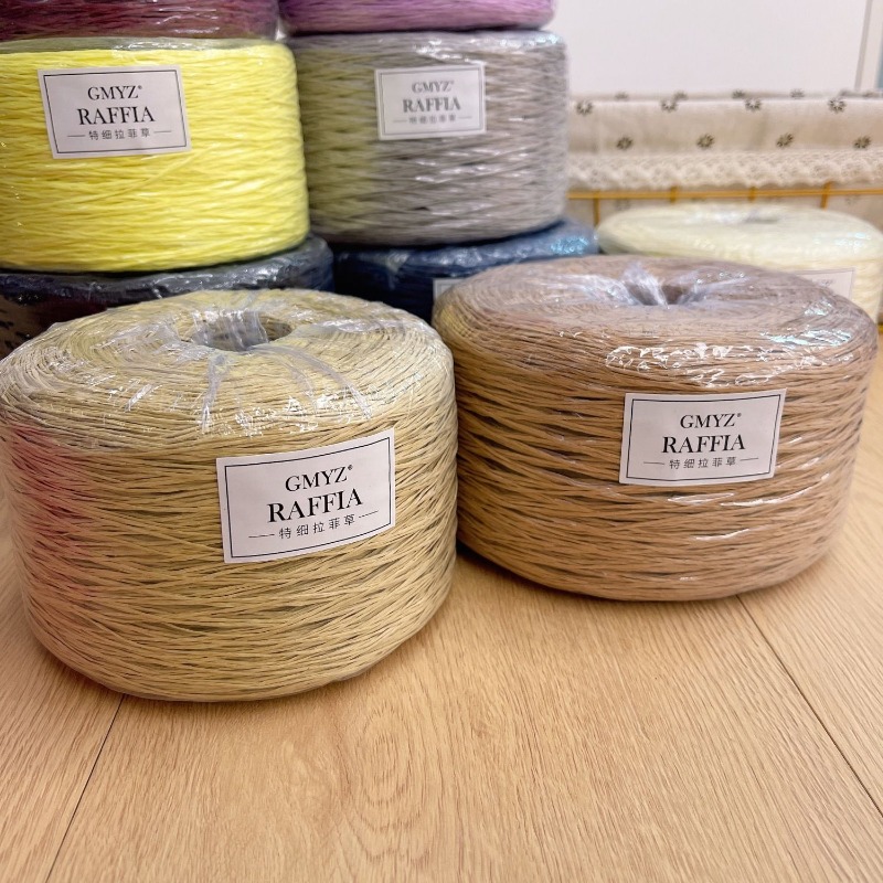 Crochet Bag Raffia - 250 g/pçs fio de ráfia plano