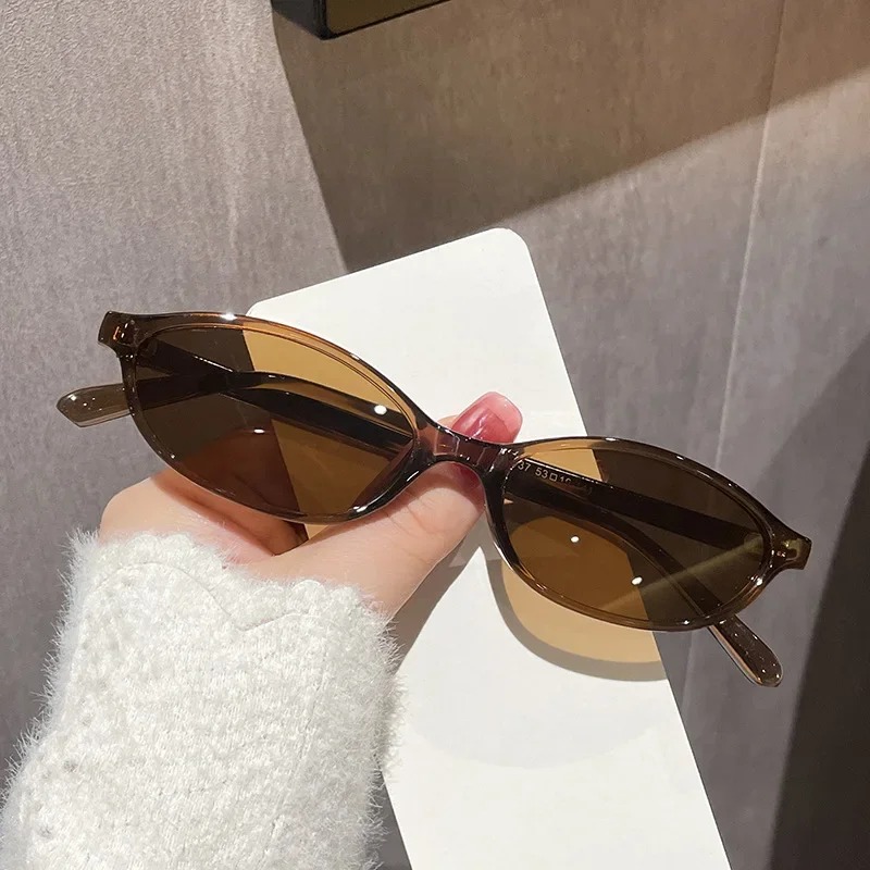 Novos Óculos de Sol Ovais Pequ - Sunglasses Cat Eye avaliação e preço