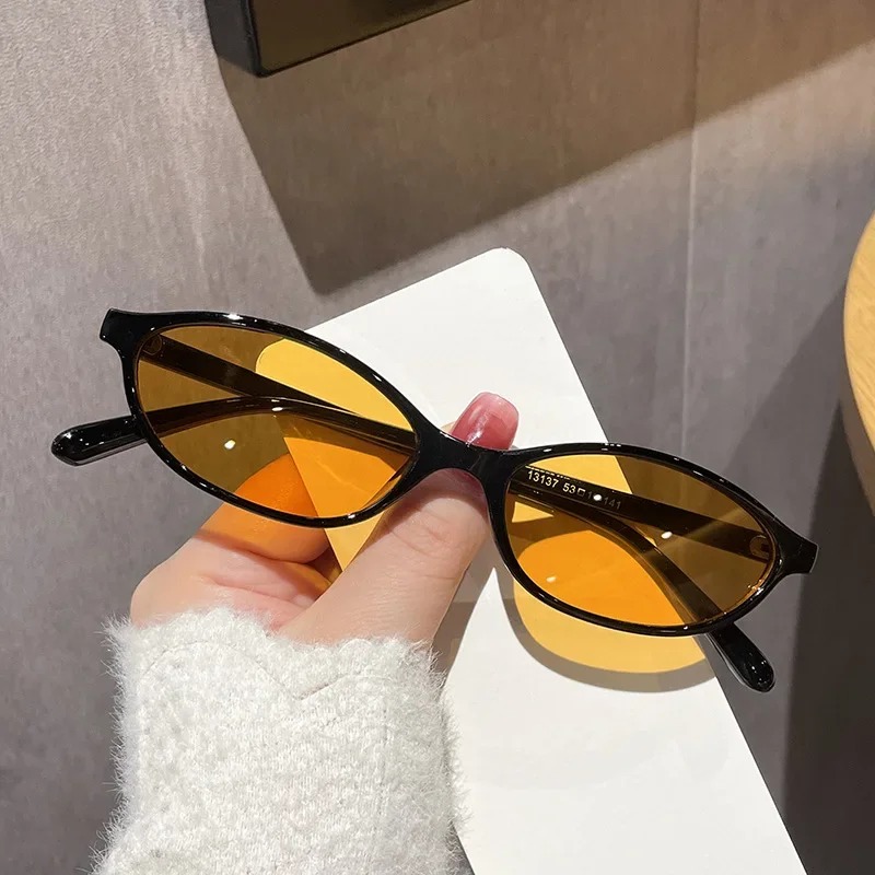 Novos Óculos de Sol Ovais Pequ - Sunglasses Cat Eye avaliação e preço