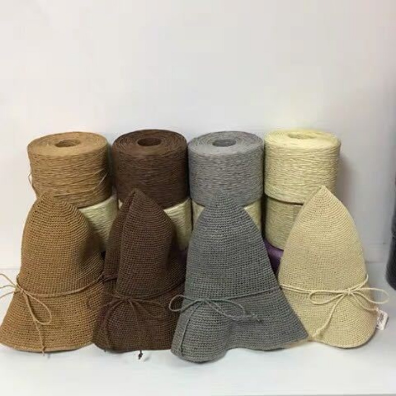 250 g/pçs fio de ráfia plano f - Crochet Bag Raffia avaliação e preço